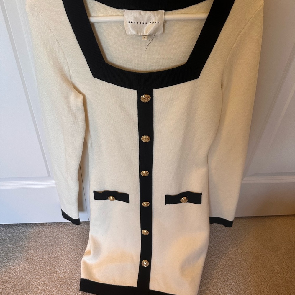 Endless Rose Cream and Black Dress